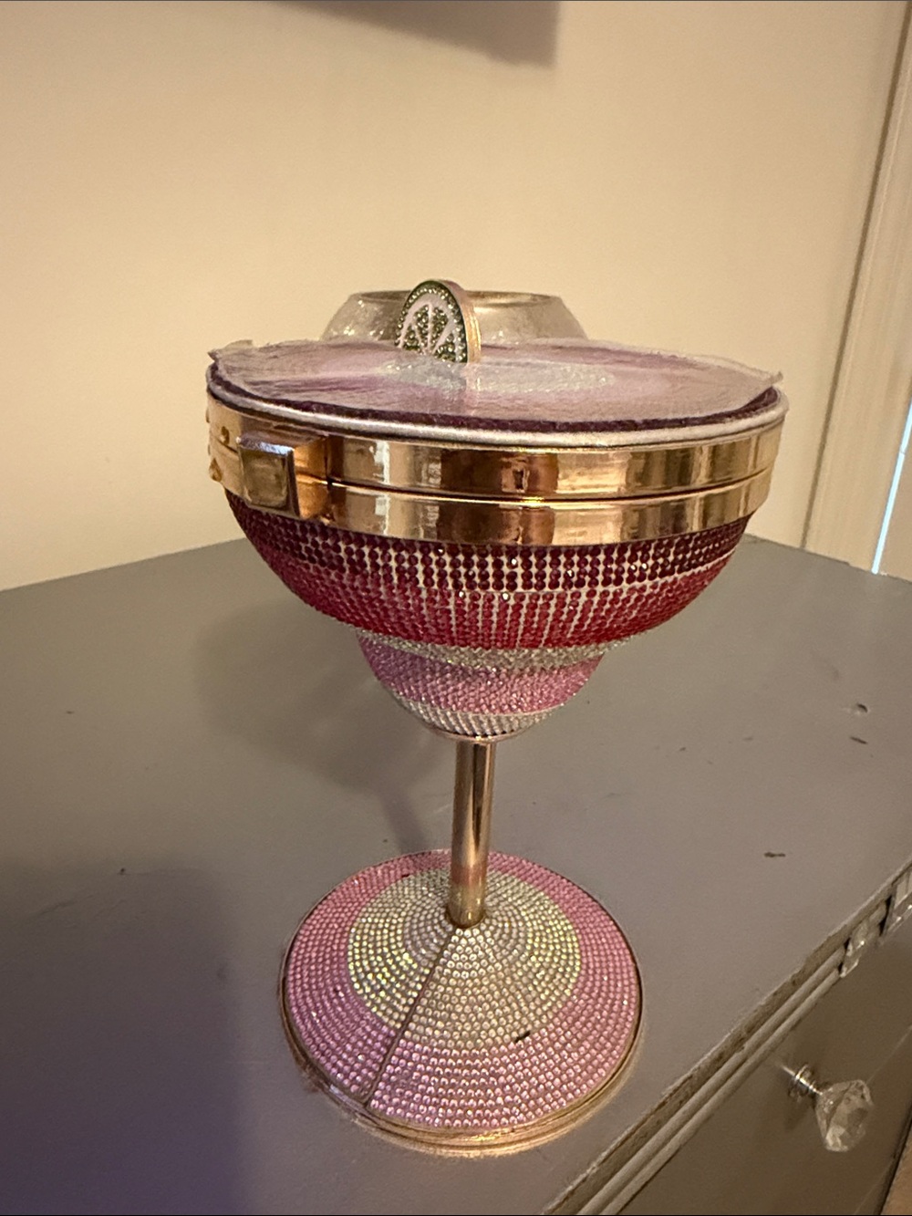 Aldo pink/gold Martini purse - Picture 2 of 7